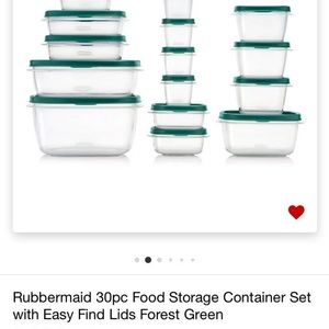 Rubbermaid food storage